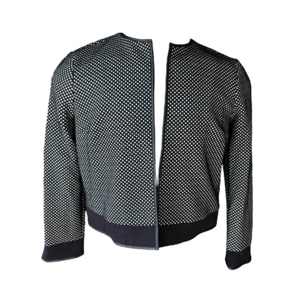 The Limited women’s Jacket SZ 16 black and white polka dot NWT